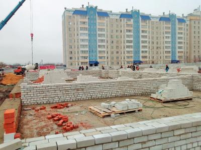 Темпы строительства детского сада на ул. Планерной ускорены 