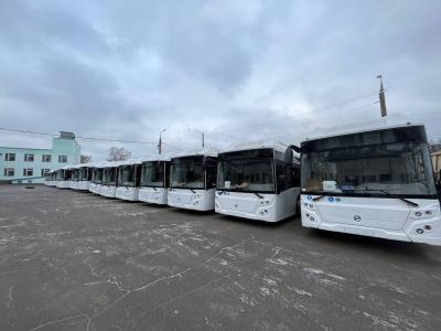 28 новых ЛиАЗов выйдут на городские маршруты в следующем месяце