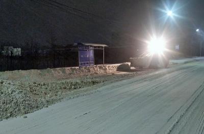 За ночь коммунальные службы вывезли с дорог Орла свыше 4 тыс. кубометров снега