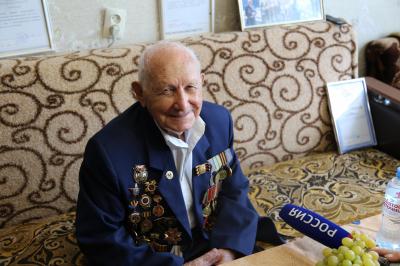 101 год исполнился ветерану Великой Отечественной войны  Абраму Израилевичу Миркину