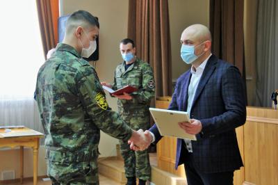 Юрий Парахин поздравил отдел спецназначения «Ягуар» с Днём защитника Отечества 