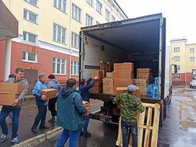 Среднерусский институт управления собрал 16 тонн гуманитарной помощи 