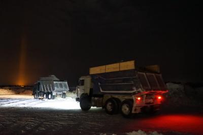 За ночь с улиц Орла вывезли рекордное количество снега