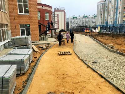 Строительство детского сада №93 на ул. Родзевича-Белевича завершится в срок