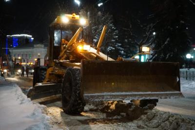 Минувшей ночью с улиц Орла вывезли свыше 3,5 тыс. кубометров снега 