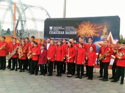 Детский духовой оркестр «Прометей» выступит на Красной площади